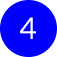 Blue circle with number four inside.